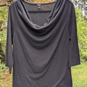 Ann Taylor Size L Large Black Sweater